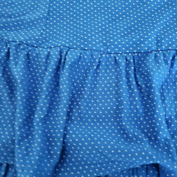 2 FOR $5 SALE H&M Divided Blue/White Tiered Dress With Spaghetti Straps Size 4 - Picture 4 of 6